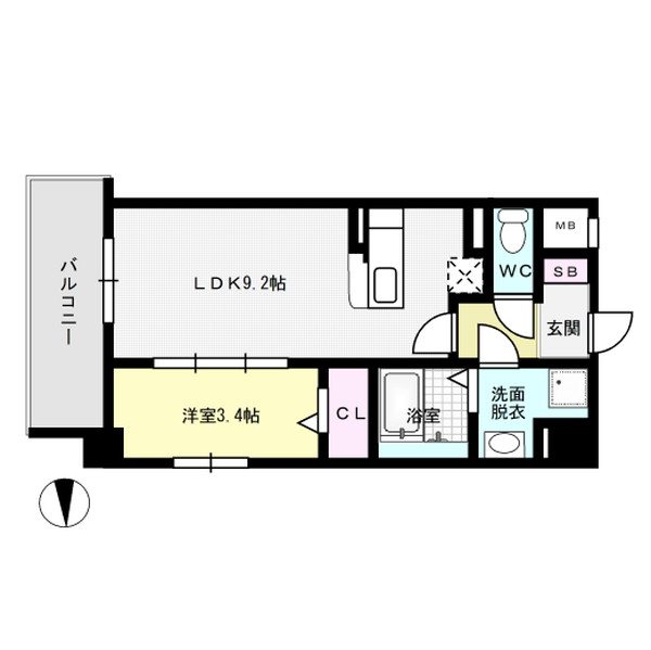 ウッドハーツ 間取り図