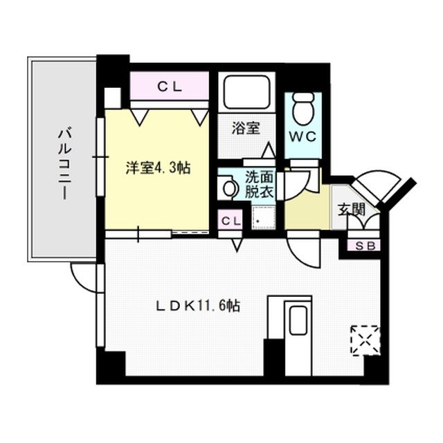 サンドーレ薬院 間取り図