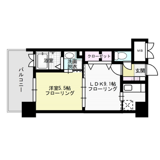 エンクレスト薬院LUCE  間取り