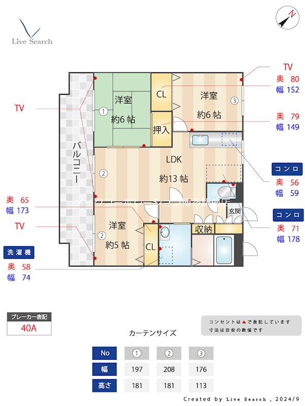 ロマンス・リコ 間取り