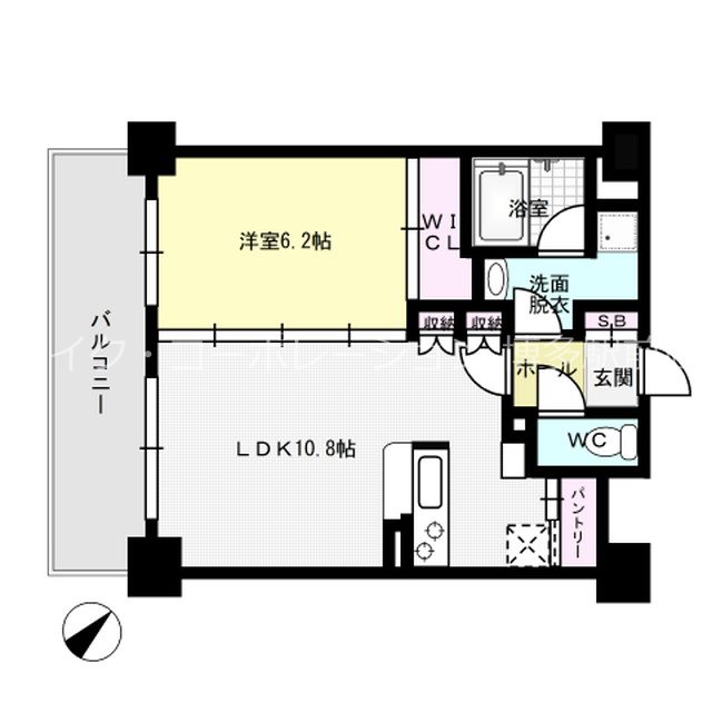 フラッツ東比恵  間取り