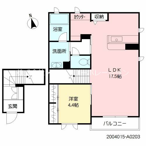 ボワヴェール姪浜 間取り