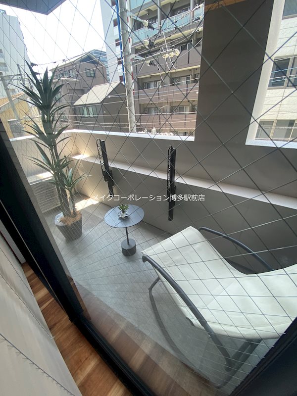 ※入居中の為別部屋写真使用現状優先 エスペランサ天神EAST ベランダ