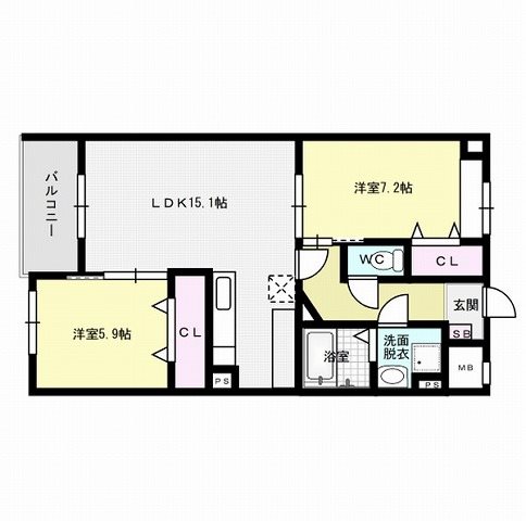 Solare長尾 間取り