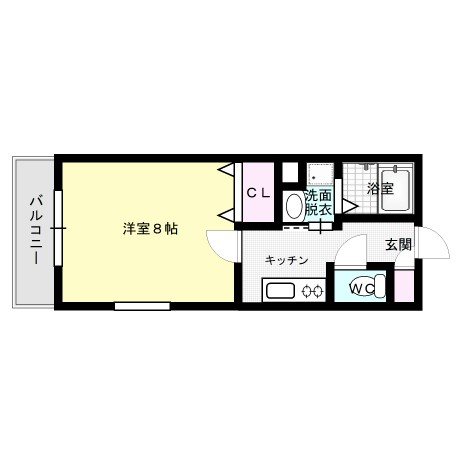 Soleil Levent 101号室 間取り