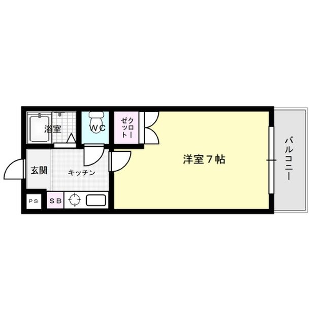 パークコート大橋弐番館 間取り