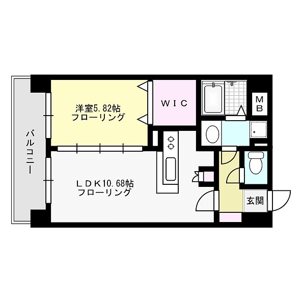 グーフィー平尾  間取り図