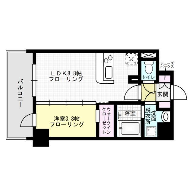 Trail大濠 間取り