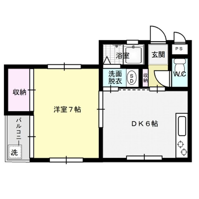 パークコート西新 間取り