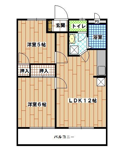 三愛室見マンション   間取り