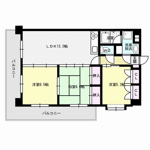 コンチェルト長尾 間取り