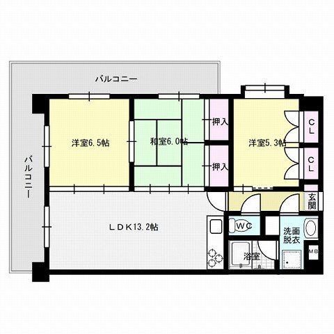 コンチェルト長尾 間取り