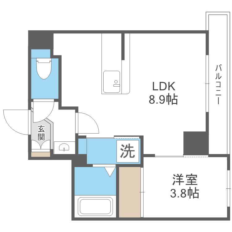 ADORE六本松 間取り