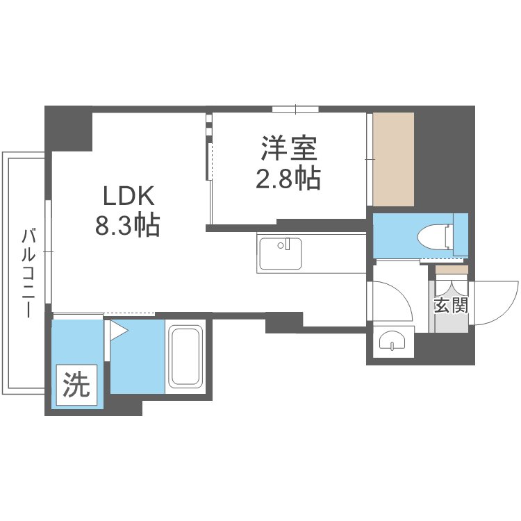 ADORE六本松 間取り