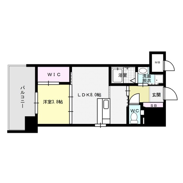 ALFACIO SOUTH FONTE 間取り図