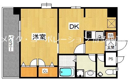 間取り ピュアドーム博多エッセンシア 間取り図