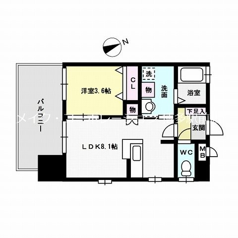 サニークレスト東比恵  間取り
