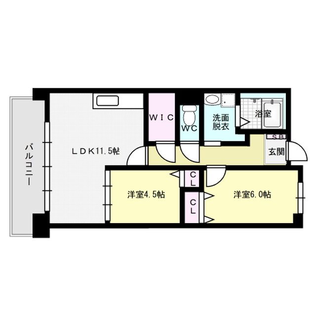 ※室内写真は同物件別部屋引用・現状優先です。 ネクスト吉塚 間取り図