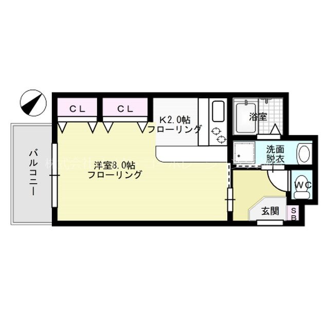 ラフィネス薬院ウエストタワー  間取り