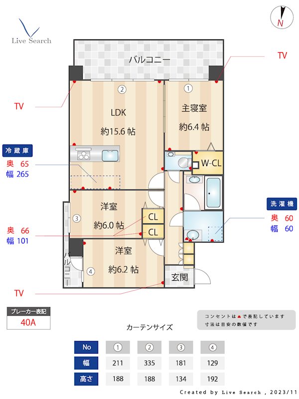 ラフィーネ鳥飼  間取り