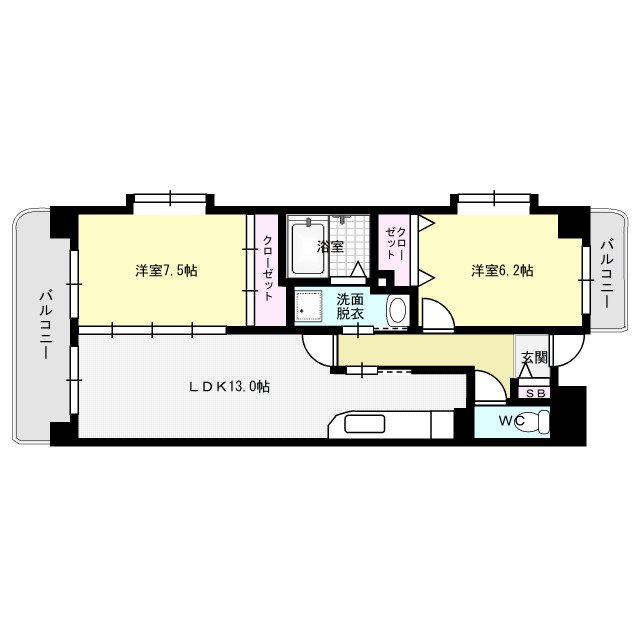 Residence　View大濠 間取り