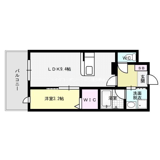 ※室内写真は同物件別部屋引用・現状優先です。 First博多駅前 間取り図