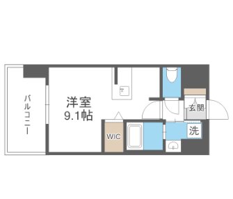 ※室内写真は同物件別部屋引用・現状優先です。 エンクレスト博多BRIGHT 間取り図