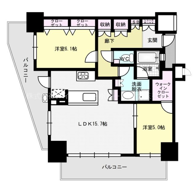 ウェリスサンリヤン薬院 間取り
