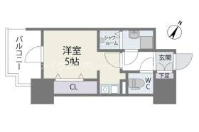 MODERN PALAZZO 天神南II  間取り