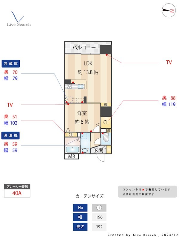 S-FORT警固タワー 間取り