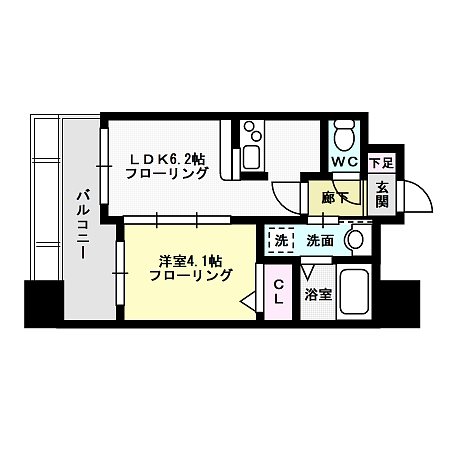 サンヒルズ薬院 間取り