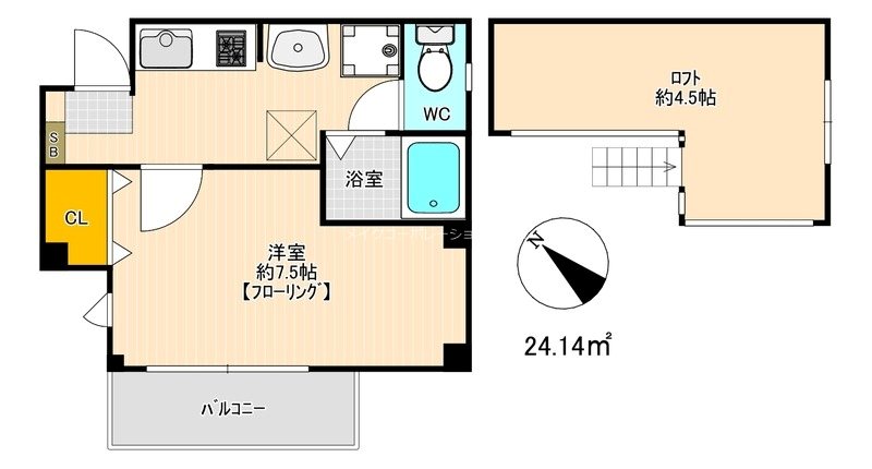 イル・グラッツィア天神南 Ⅰ 間取り