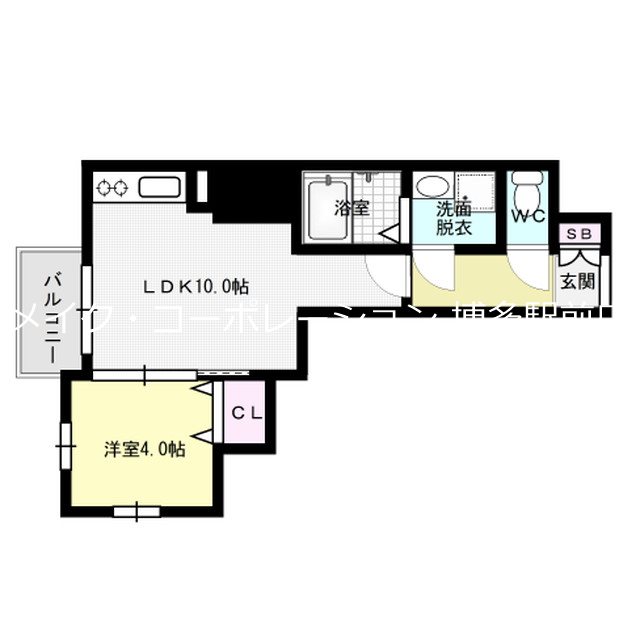 ルミウス中洲 間取り