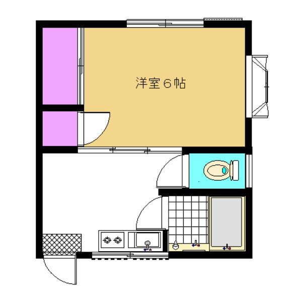 メゾン西千葉 間取り