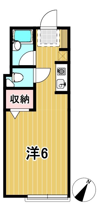 戸崎スチューデンツハウスＣ 間取り