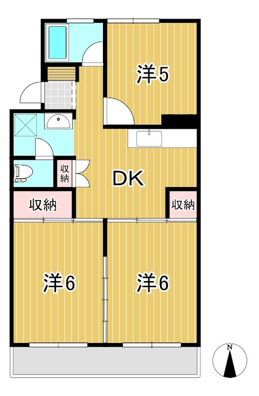 ハイツことぶき 間取り