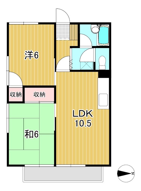 サンハイツ大沼 間取り