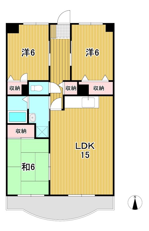 コーポあけぼの台 間取り