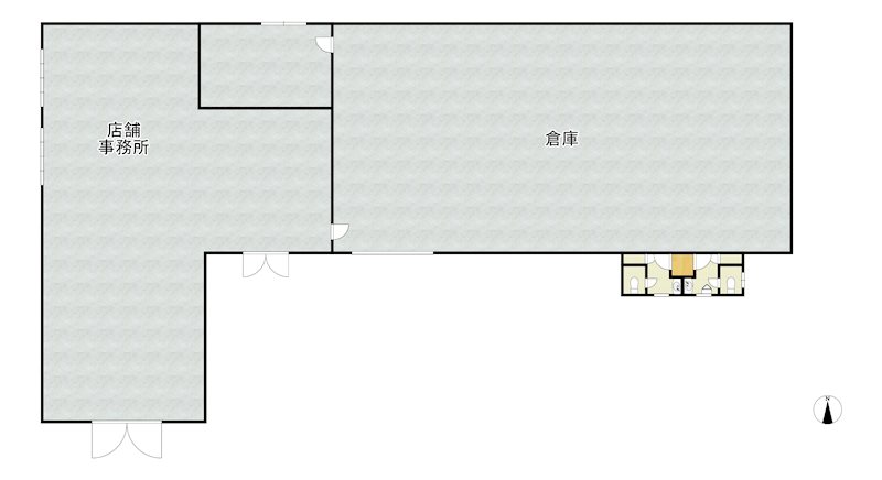 日立市日高町店舗 間取り
