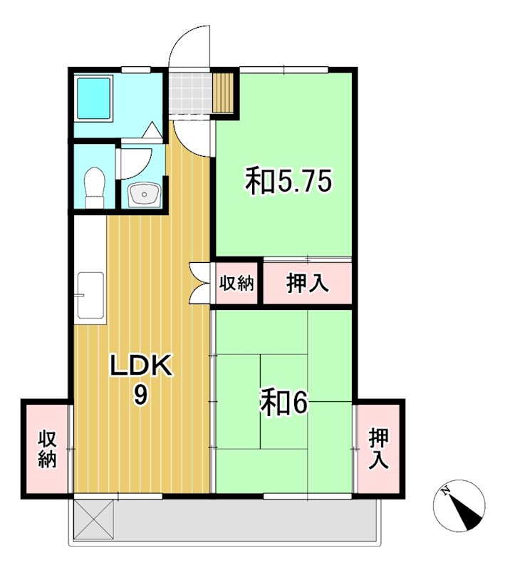 ファインハイツアラヤ 間取り