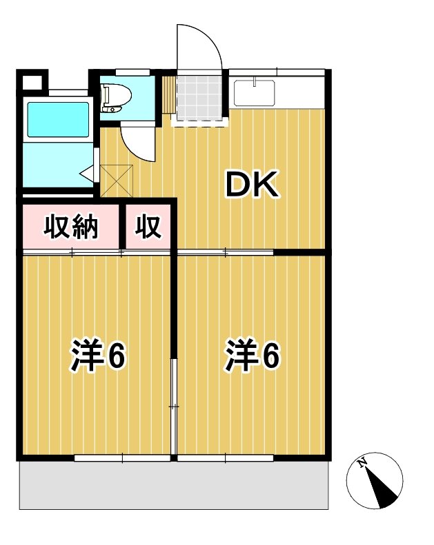 コーポ扇田  間取り