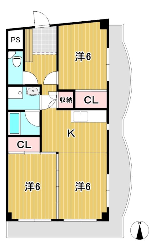 渡辺ハイツ 間取り