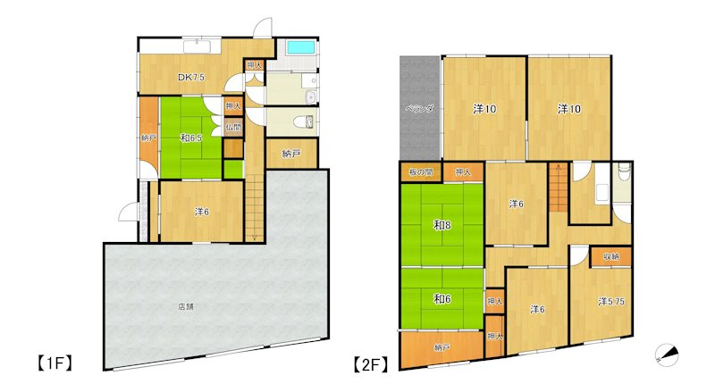 旭町2丁目住宅 間取り