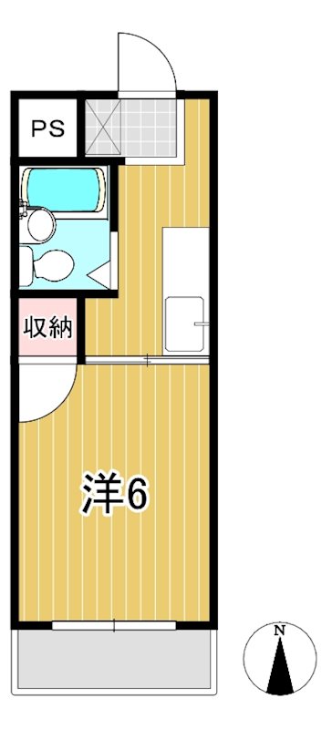 油縄子第２ハイツ 間取り