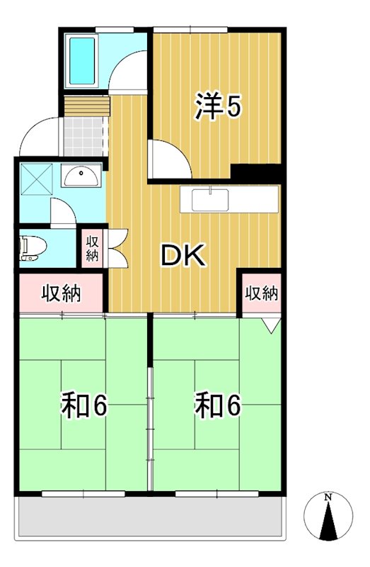 ハイツことぶき 間取り