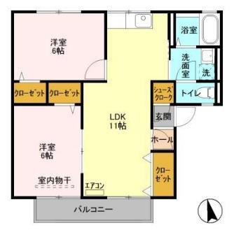 サンセールハイツＡ 間取り