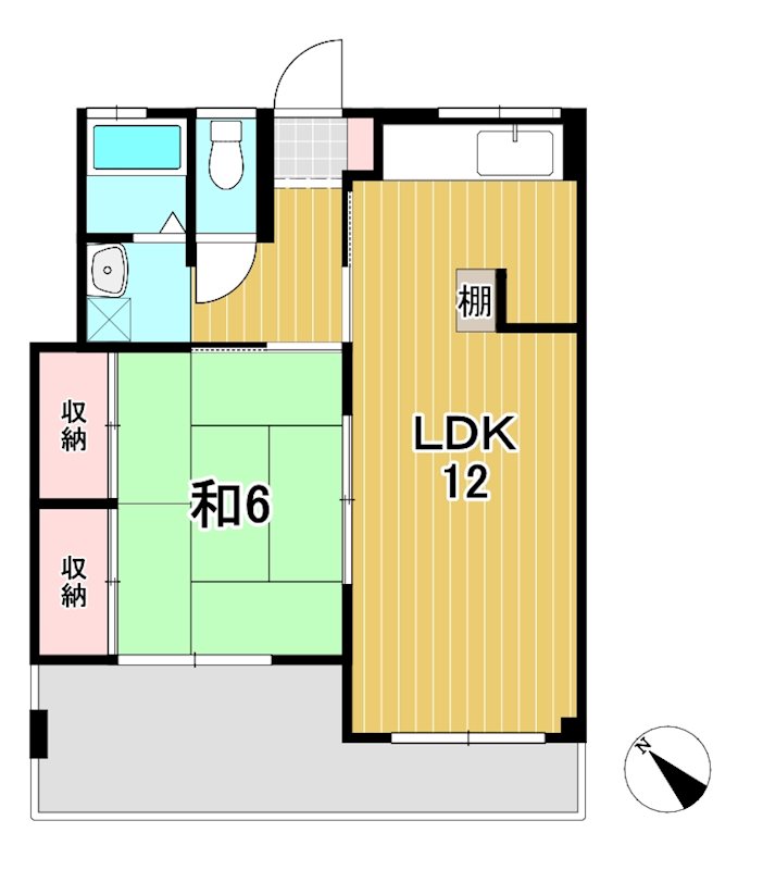 常陽ハイツ 間取り