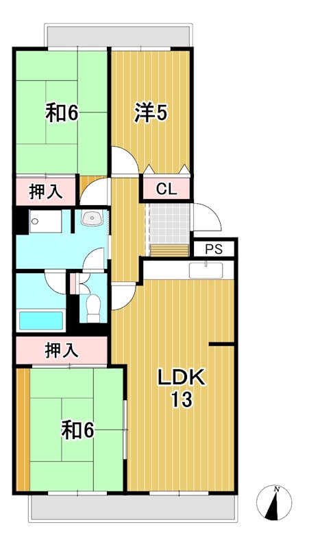 ベレガンス日立 間取り
