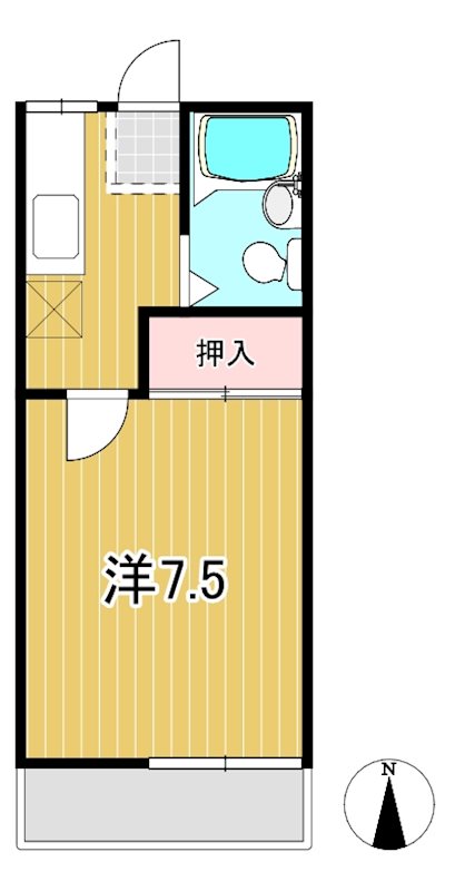 マンハイツⅠ 間取り