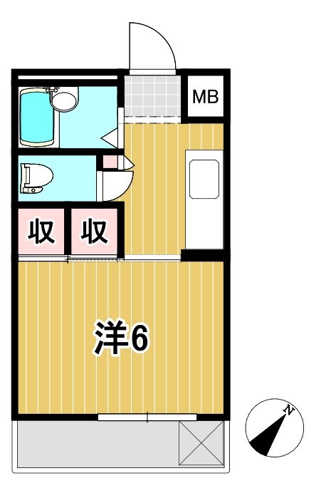 久下谷ハイツ 間取り